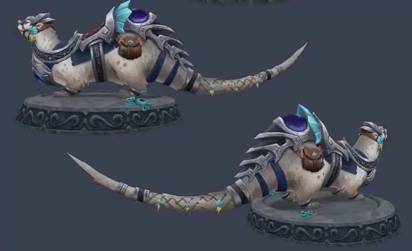 魔兽世界史上最萌坐骑水獭设计曝出你猜它会不会游泳