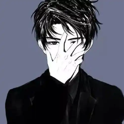 动漫冷酷帅气男生头像 不要妄加评断我_卡通头像-qqkw个性网