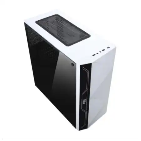 逾辉 巴洛克 白色 台式电脑主机机箱 支持多ssd,长显卡,高cpu散热器