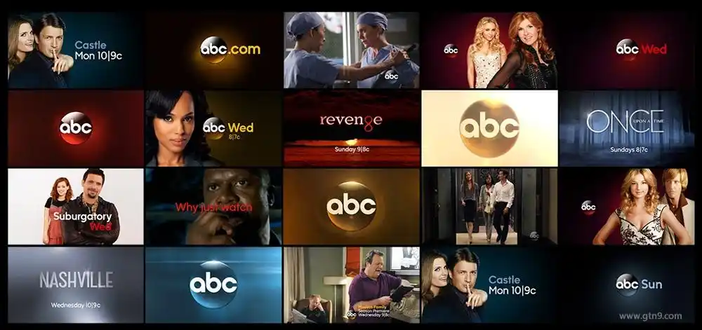 abc美国广播公司更新品牌形象