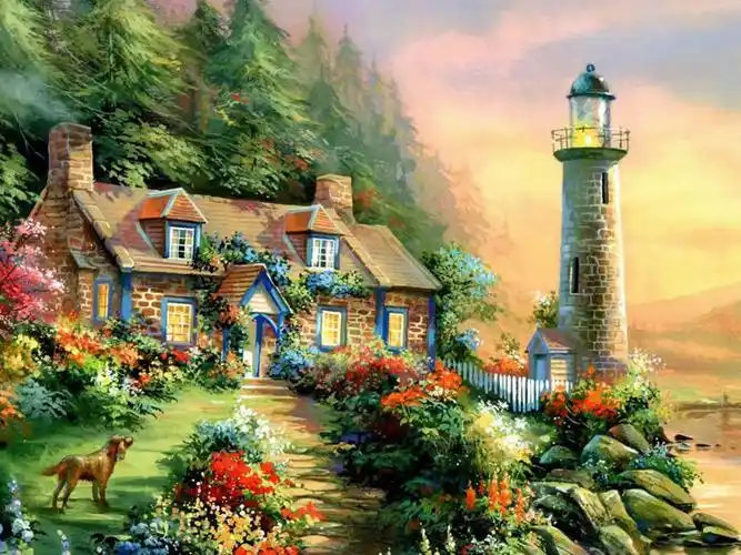 梦幻多彩的童话小屋