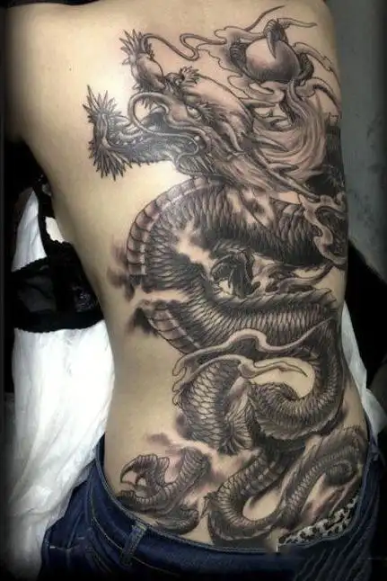 满背纹身 霸气大满背纹身图案 (2/4)-纹身图片网