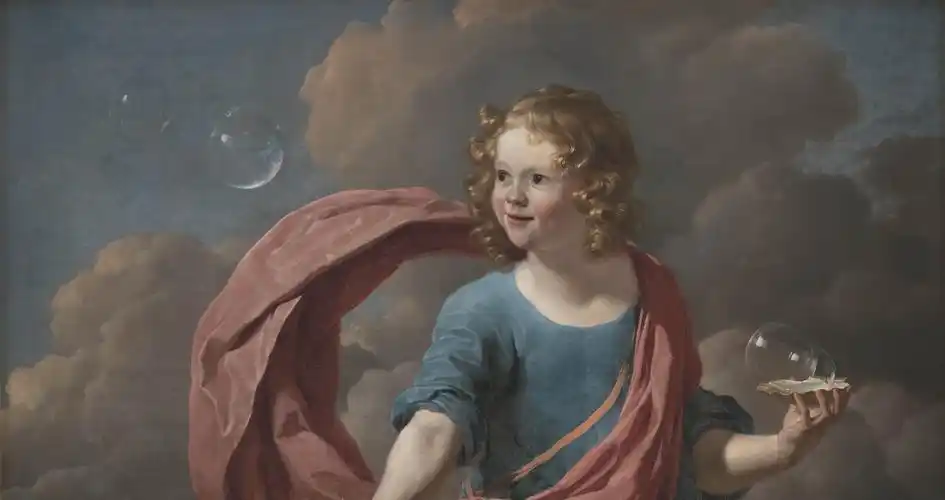 五个泡泡细节图天空细节图汹涌的大海细节图脚部动作细节图小男孩的神