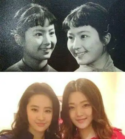 曝刘亦菲家族照个个如花似玉 网友感叹家族基因太强大