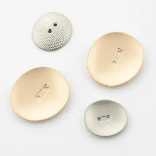 椭圆金属异形风衣大衣衬衫扣女装一粒扣二眼西服西装外套纽扣