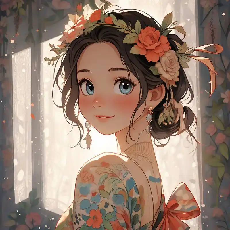 今天给大家带来一组皮克斯画风的头像,女人味十足哦!