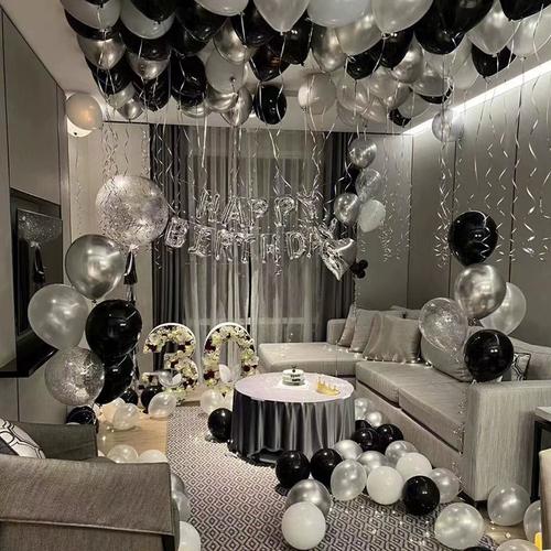 男朋友生日快乐布置装饰酒店房间生日创意道具女孩18岁成人礼派对