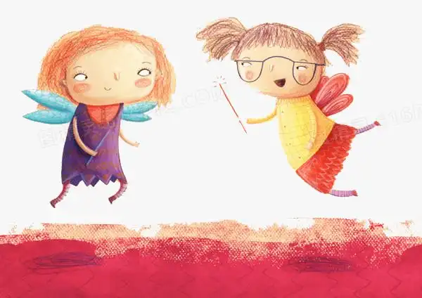关键词:卡通卡通元素故事插画儿童插画小女孩精灵图精灵为您提供两个