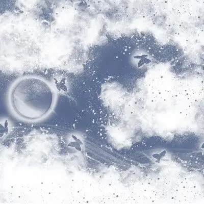 手写素材 背景底图二转注明堆糖阮阿姨