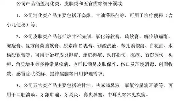 根据说明书,小方制药开塞露2022年的市场份额为16.42%,排在第一.