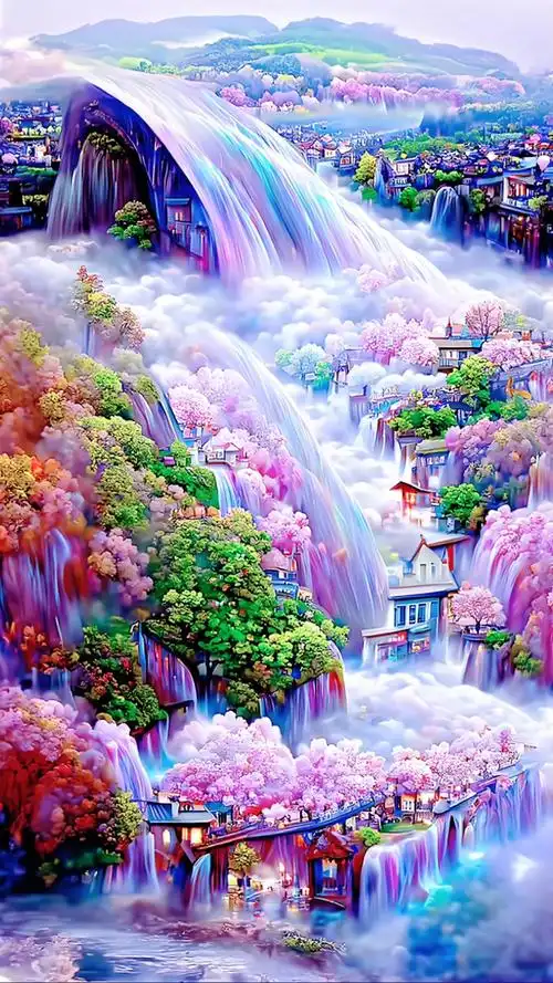 人间仙境美如画