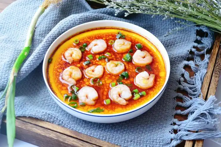 营养健康的虾仁蒸蛋羹,老人小孩都爱吃,好吃可口又美味|虾仁|鸡蛋羹|