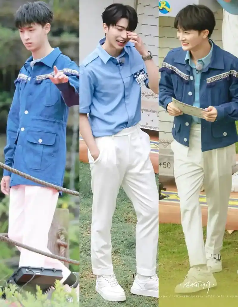 周深,蔡徐坤,秦霄贤奔跑吧第十季路透92 #alexande - 抖音