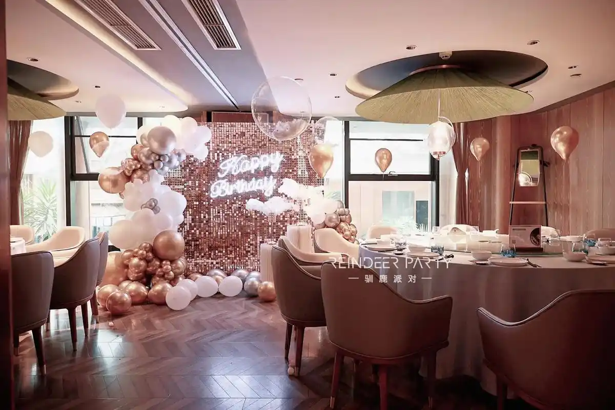 来自仙女客户的照片返图,感谢信任.#生日布置 #气球布置 # - 抖音