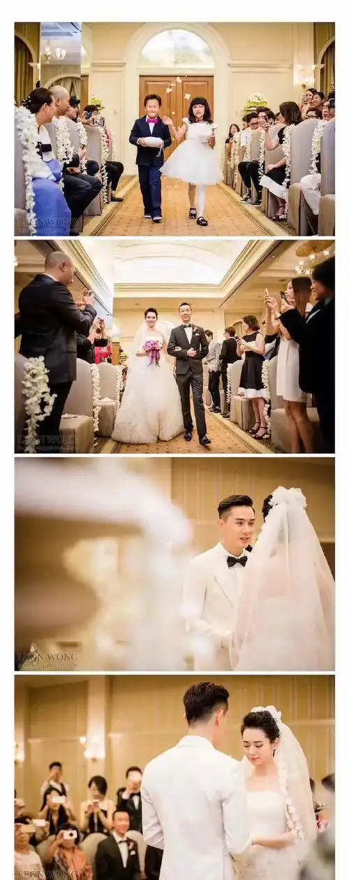 原来都是婚礼当天的婚服,拿到现在来看依旧不过时,还很好看哎～  戚薇