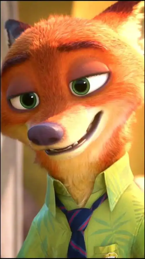 疯狂动物城#这样的狐狸难道不帅吗,这狐狸眼有没有电到你?