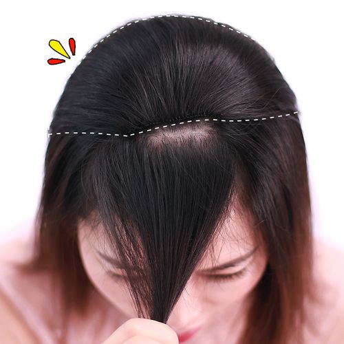 真发头顶垫发片蓬松器假发片女无痕隐形逼真后脑勺垫发根增发量