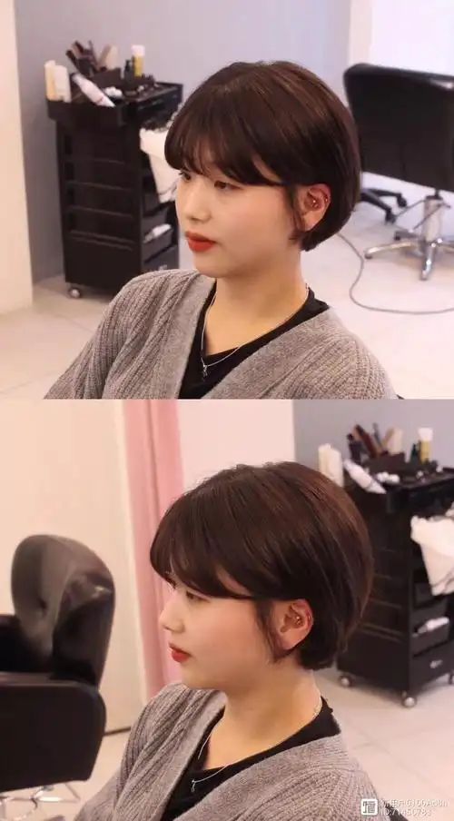 胖脸妹子你别走,有你的短发接收一下