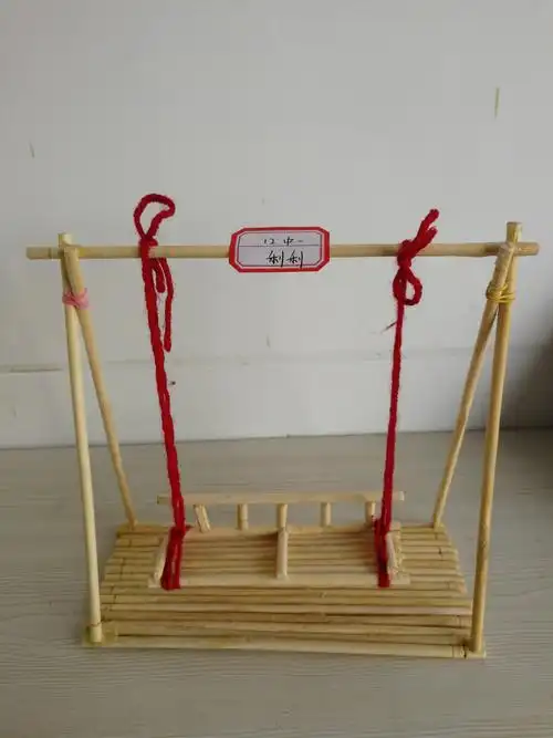 一款中国风的筷子改造小秋千,为利利老师点赞