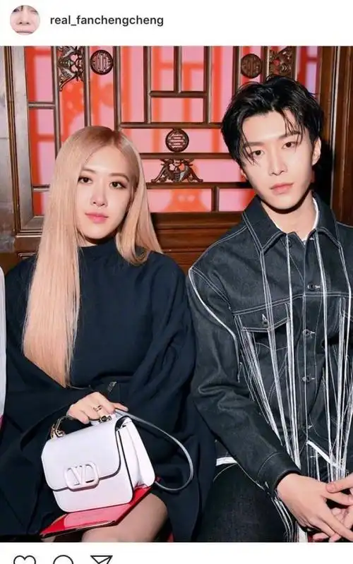 原来范丞丞喜欢rose小玫瑰朴彩英