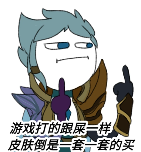 卡殿 竖中指表情包