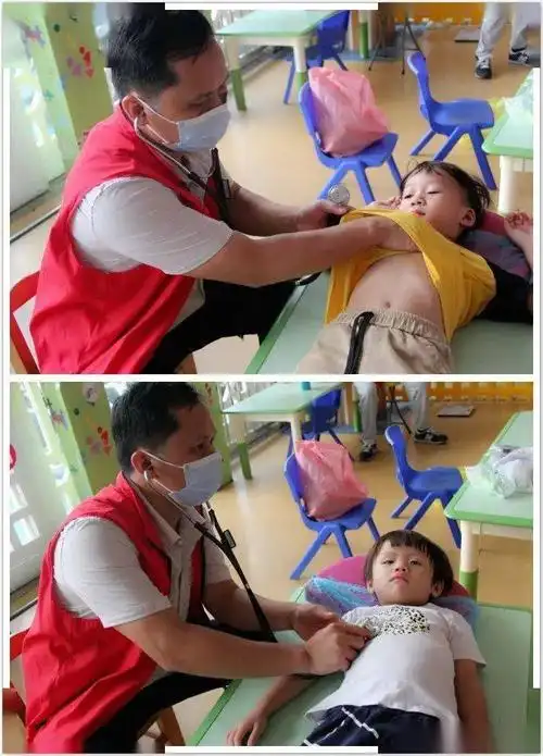 呵护健康 快乐成长--振华幼儿园体检活动_检查