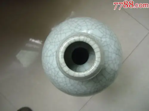 80年代汝窑特大瓶--摆着真漂亮_陕西大学堂【7788瓷器】