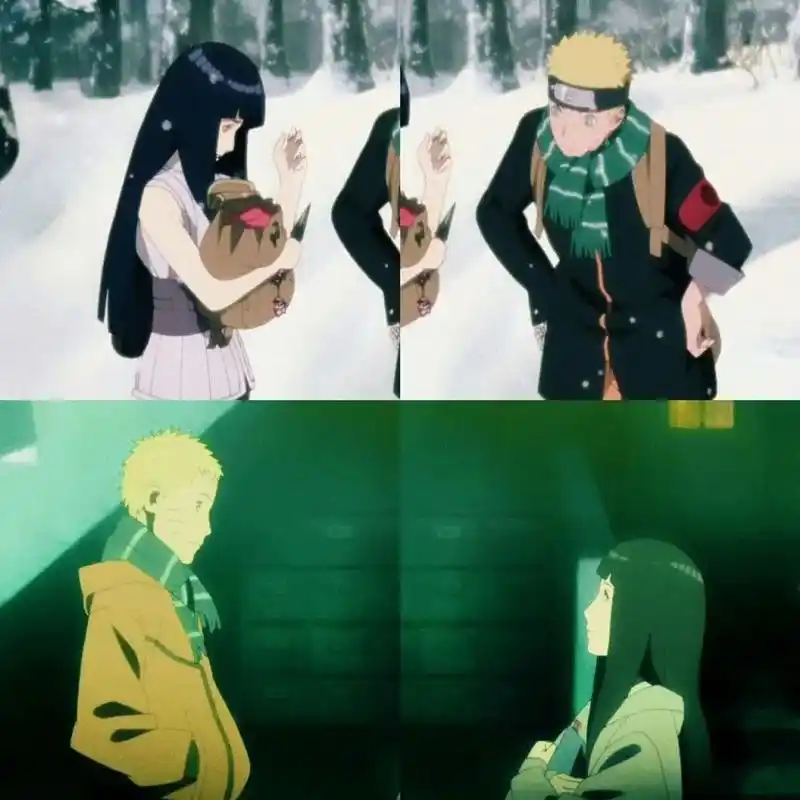 鸣人雏田情头一人一张 - 抖音