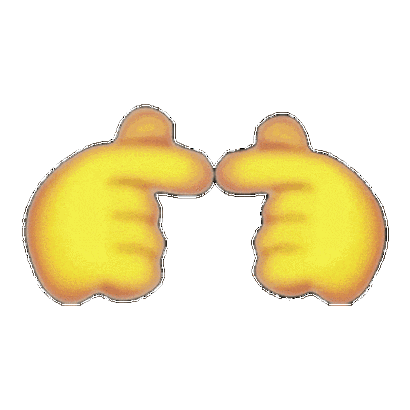 两个手指比心的微信表情包