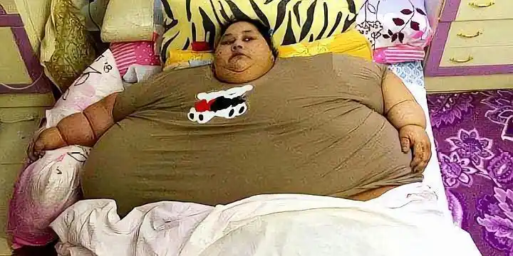 世界第一胖的女子?体重高达1450斤,丈夫依旧对她宠爱有加!