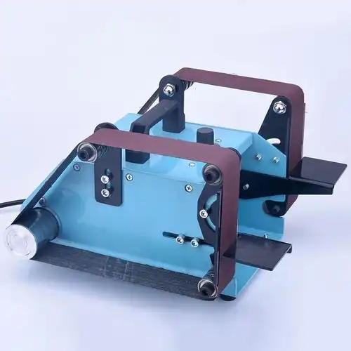 小型台式砂带机双头打磨机磨刀机磨砂机抛光机砂光机家用