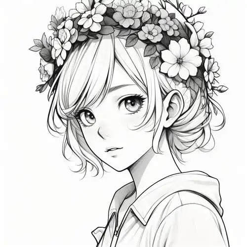 女生头像动漫黑白🖤️✨,你心动了吗?