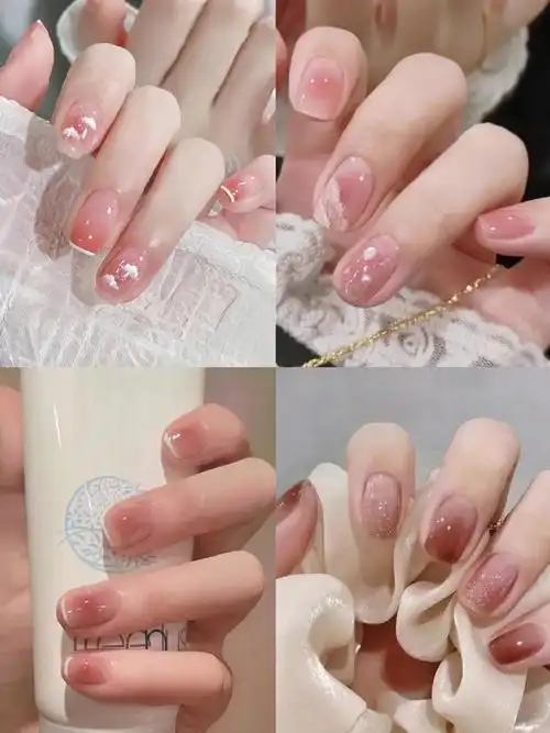 菌菌の种草时间##短款美甲