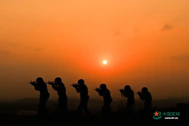 军人的剪影,就是这么帅!