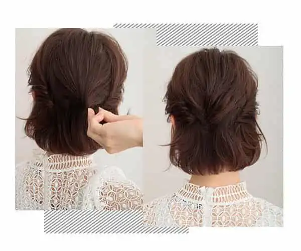 波波头半扎发型教程 扎起来更美丽