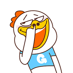 搞笑的高尔鸡猥琐表情