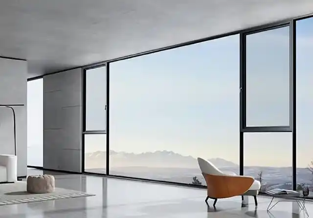 影响系统门窗隔音效果的是中空玻璃的厚度,铝材的壁厚