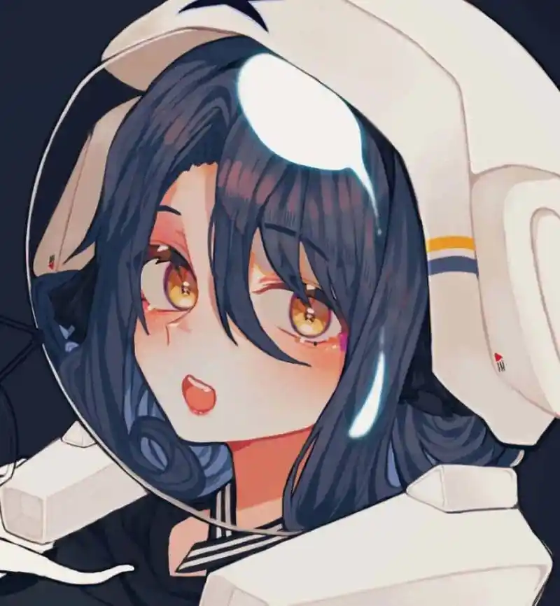 呆萌动漫女生头像