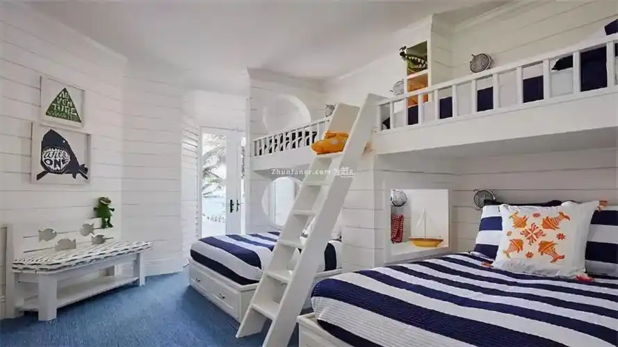 二胎儿童房可以怎么装修上下两层设计比较经典