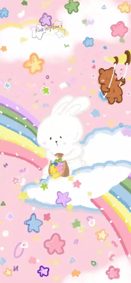 iphonex r xs max iphone11壁纸 锁屏壁纸 全面屏壁纸 聊天背景 卡通