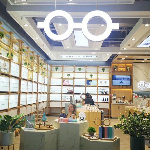 眼镜店发光字大眼镜灯箱眼镜展示架模型橱窗门头装饰陈列装饰道具