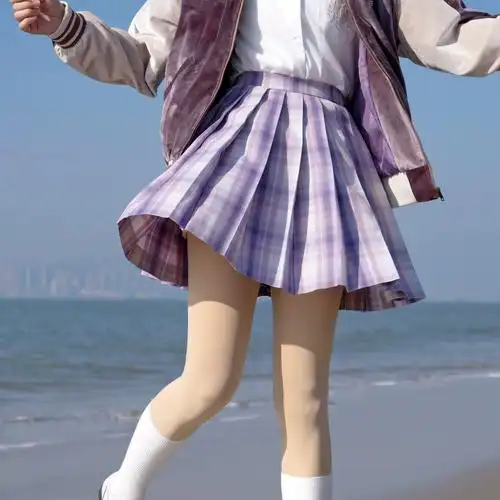 原创jk日系制服格裙学院学生服百褶裙百搭格子短裙夏季 奈奈 - 女装/