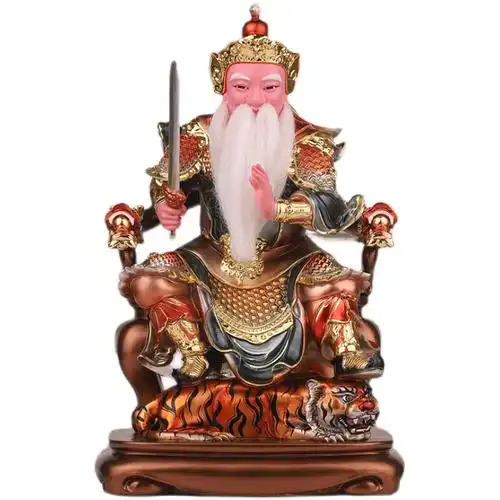 天师许天师真君桌面供奉四大道教逍遥山许逊许神像摆件