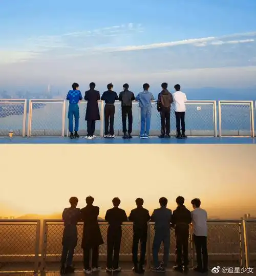 整整齐齐tnt那年夏天的海边也是一样的令人难忘#时代少年团海边背影