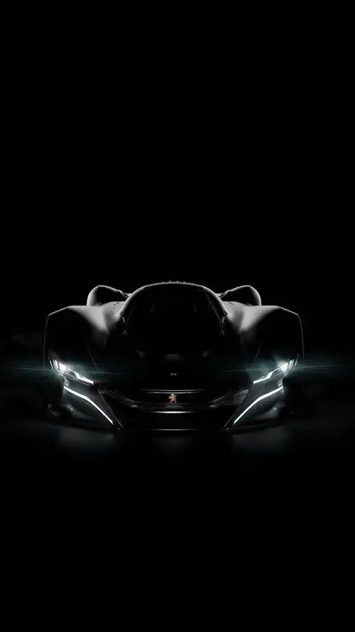 酷炫个性黑色超跑