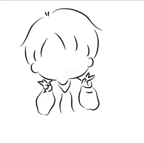 王俊凯卡通萌图简笔画6