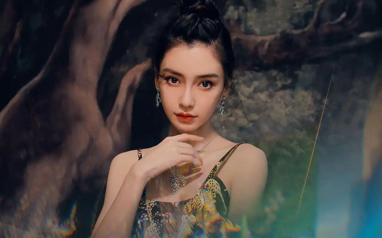 angelababy暗黑风高清桌面壁纸