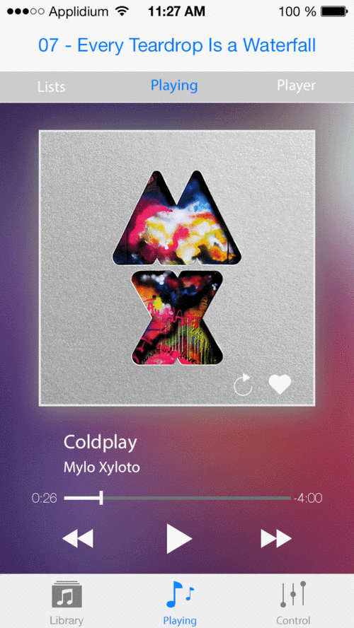 音乐播放器 gif|ui|主题/皮肤|naked_fish - 原创作品 - 站酷 (zcool)