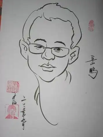 人物肖像画教简笔画程