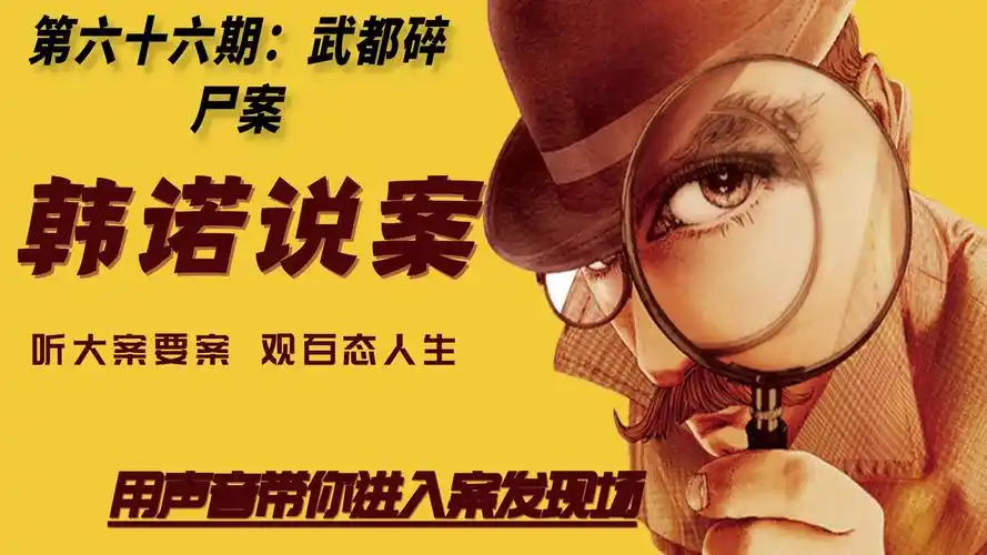 韩诺说案第六十六期:武都碎尸案_哔哩哔哩 (゜-゜)つロ 干杯~-bili